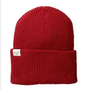 Herschel Beanie Classic Red NWT 1 Size